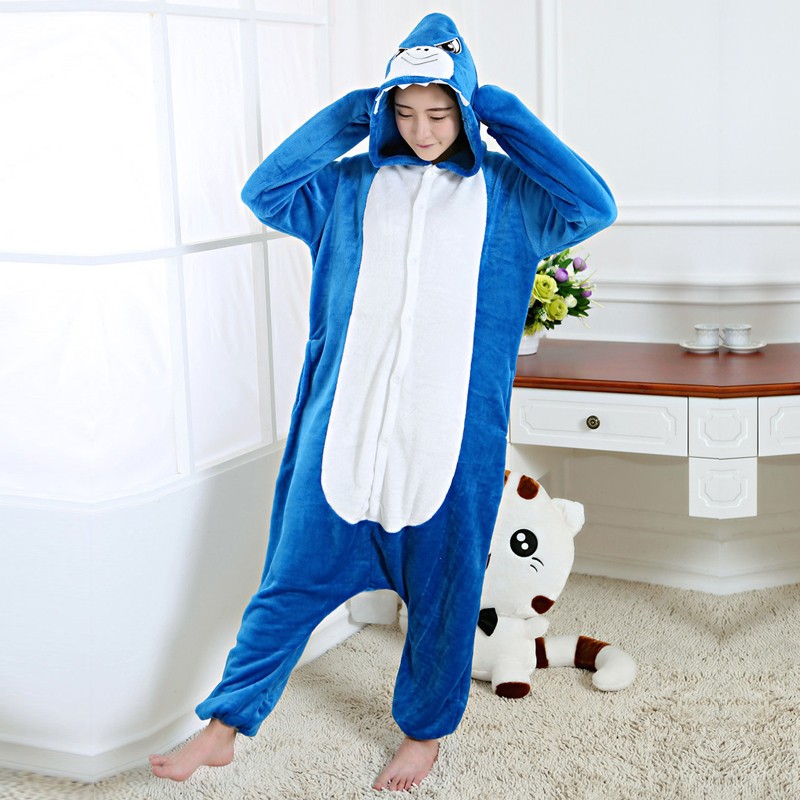 shark onesie animal costumes adult onesies kigurumi pajamas
