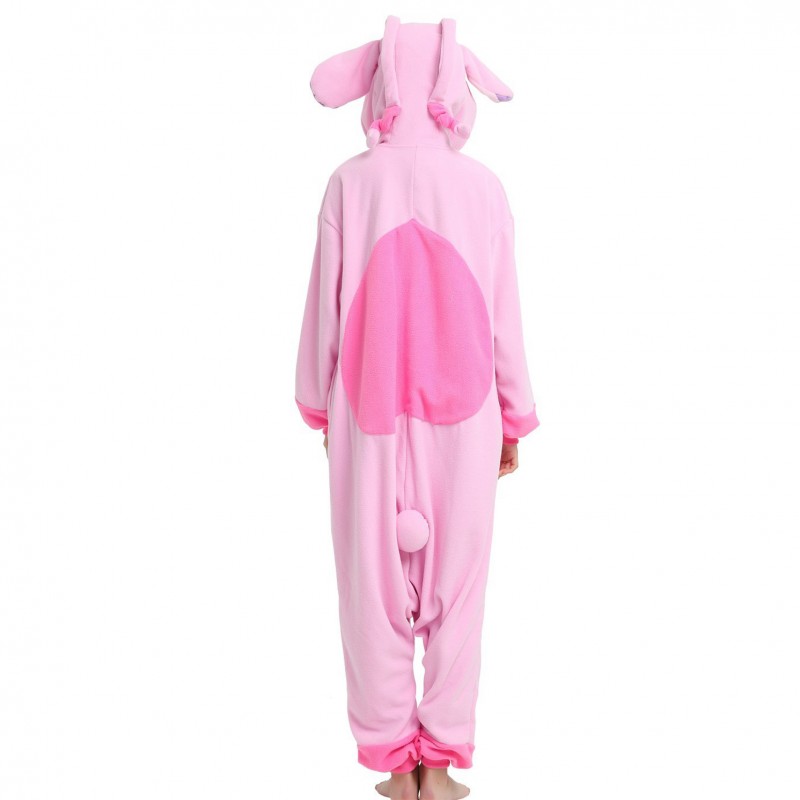 Pink Stitch Angel Onesie Pajamas for Kids Cute Halloween Costumes