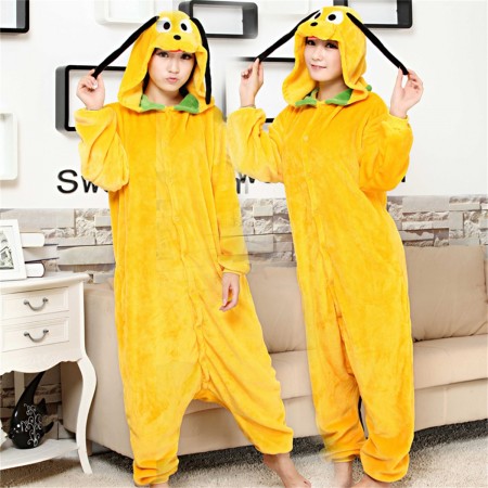 kigurumi yellow Jake Dog onesies animal pajamas for adults