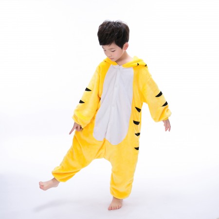 Yellow Tiger Kids Onesie