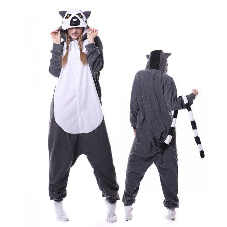 Lemur Onesie Pajama Animal Costumes For Women & Men